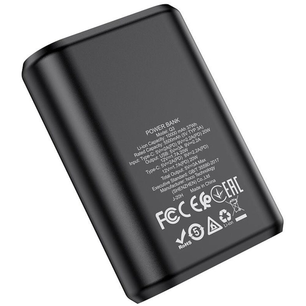 HOCO Q3 MAYFLOWER PD20W+QC3.0 POWER BANK 10.000MAH - Image 3