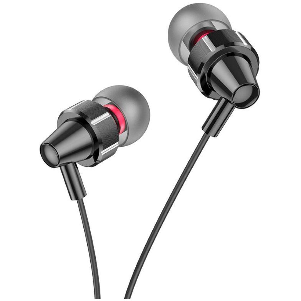 HOCO M90 ΑΚΟΥΣΤΙΚΑ DELIGHT WIRE-CONTROLLED, BLACK SHADOW, 3.5MM