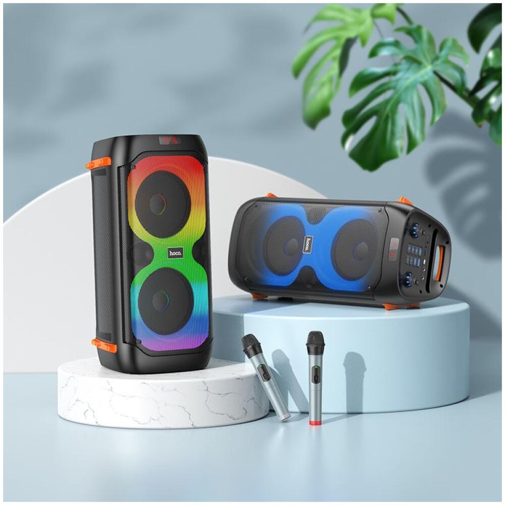 HOCO BS53 ΗΧΕΙΟ BLEUTOOTH OUTDOOR, 2x20w  ΜΕ 2 ΑΣΥΡΜΑΤΑ ΜΙΚΡΟΦΩΝΑ - Image 4