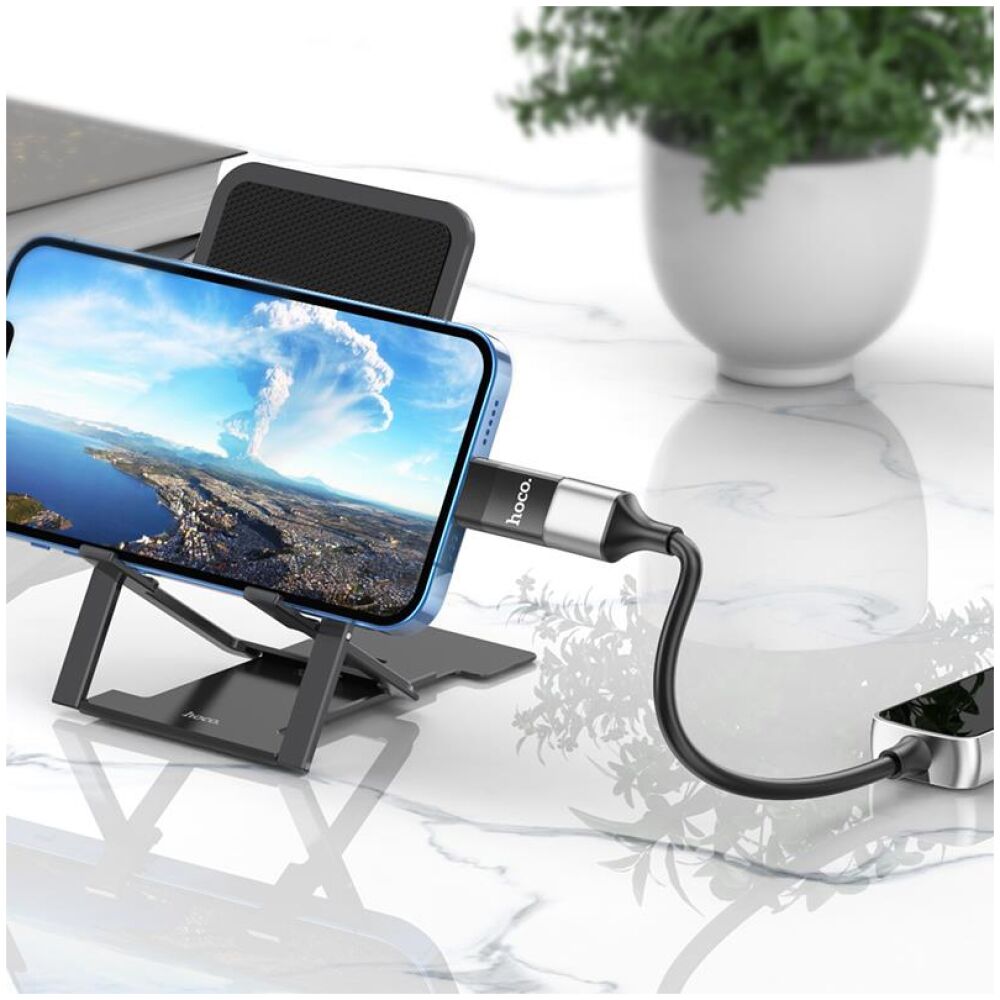 HOCO UA17 ΑΝΤΑΠΤΟΡΑΣ LIGHTNING ΑΡΣΕΝΙΚΟ ΣΕ USB 2.0 (OTG) - Image 4