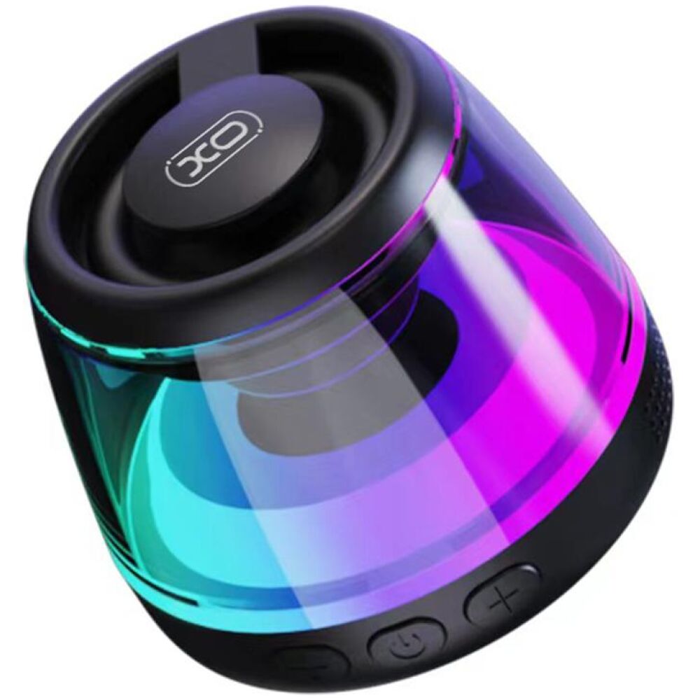 XO F62 MINI ΜΑΓΝΗΤΙΚΟ ΗΧΕΙΟ BLUETOOTH ΜΕ ΠΟΛΥΧΡΩΜΑ LED, 5W, ΜΑΥΡΟ