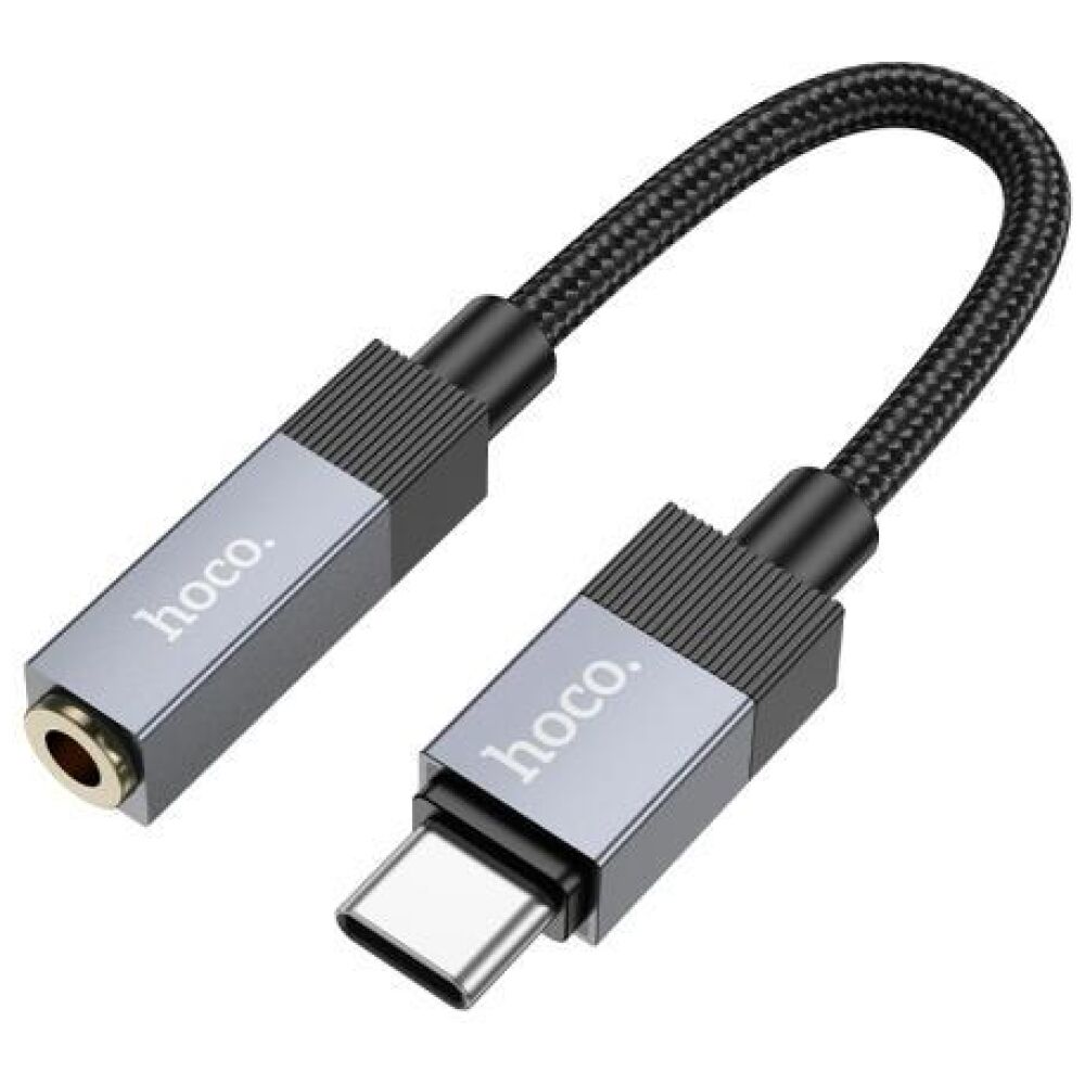 HOCO UPA32C ΨΗΦΙΑΚΟΣ ΜΕΤΑΤΡΟΠΕΑΣ ΗΧΟΥ TYPE-C TO 3.5mm, ΜΑΥΡΟ