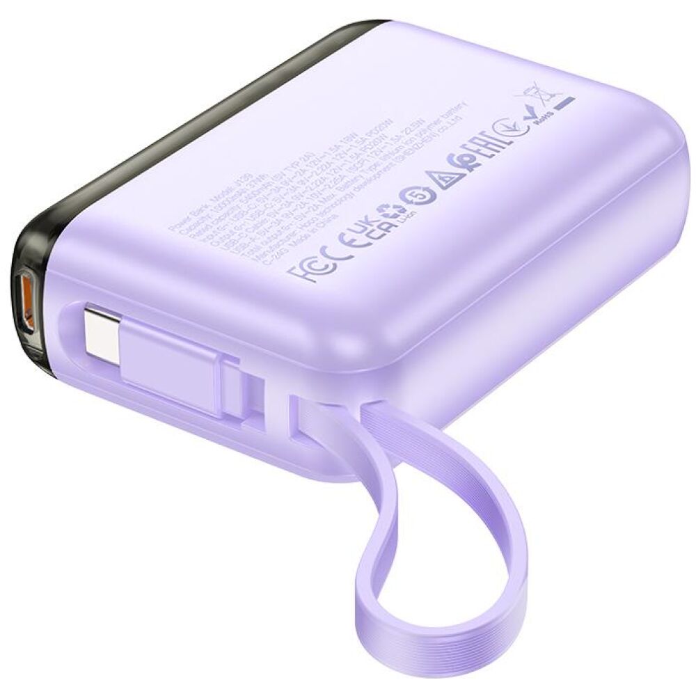 HOCO J139 HERO, POWERBANK 22.5W+PD20W, ΜΕ ΚΑΛΩΔΙΟ TYPEC, 10.000MAH, ΜΩΒ - Image 2