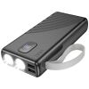 HOCO J129A NATURE POWERBANK, ΜΕ ΦΑΚΟ, 20.000MAH, ΜΑΥΡΟ