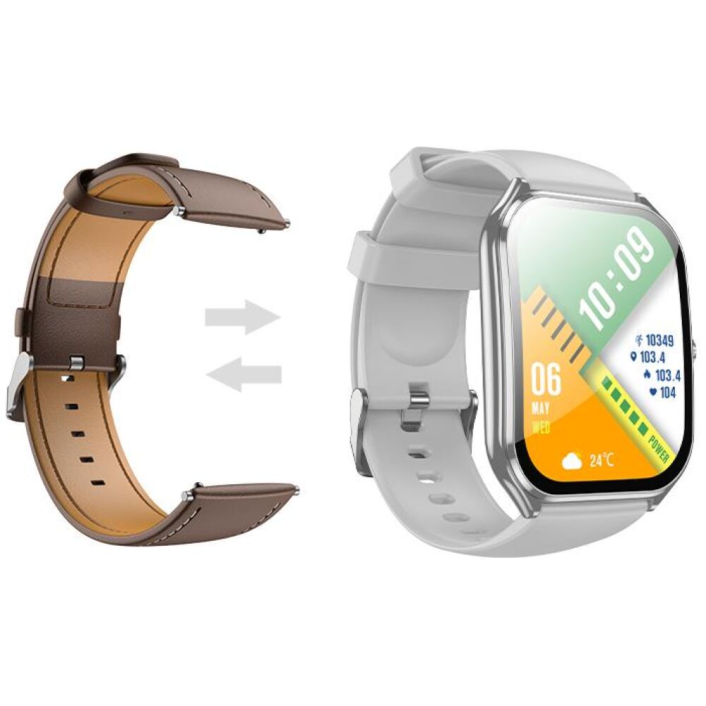 HOCO Y28 AMOLED SMART SPORTS WATCH(ΛΕΙΤΟΥΡΓΙΑ ΚΛΗΣΗΣ), ΑΣΗΜΙ - Image 3