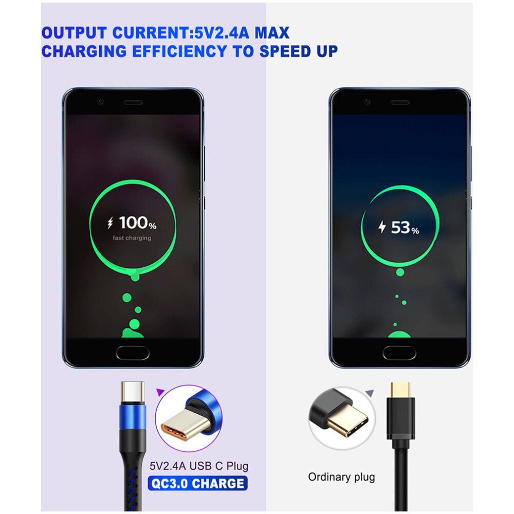 CABLETIME καλώδιο USB-C σε USB CT-C160-PU32-CMAM, 2.4A, 480Mbps, 1m, μπλε - Image 4