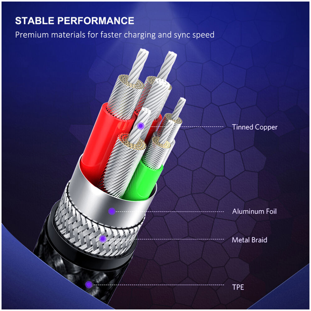 CABLETIME καλώδιο USB-C σε USB CT-C160-PU32-CMAM, 2.4A, 480Mbps, 1m, μπλε - Image 5
