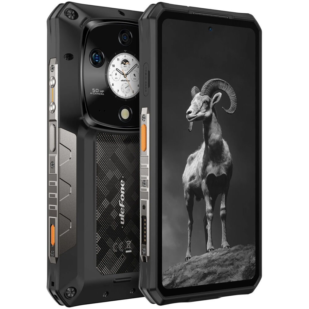 ULEFONE smartphone Armor 28 Pro, 6.67" & 1.04, 16/512GB, 5G, 10600mAh, IP68/IP69K/MIL-STD-810H, μαύρο