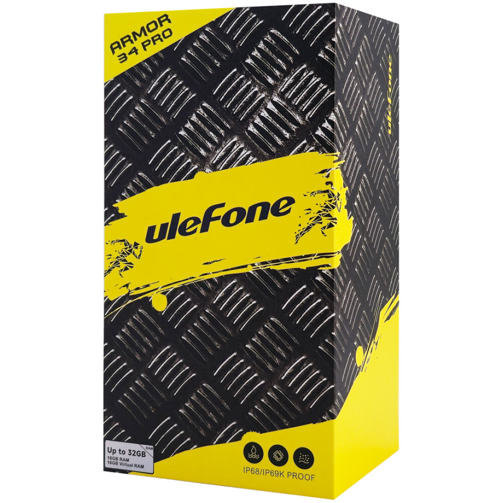 ULEFONE smartphone Armor 34 Pro με βιντεοπροβολέα, 6.95", 5G, 16/512GB, 25500mAh, IP68/IP69K/MIL-STD-810H, μαύρο - Image 6