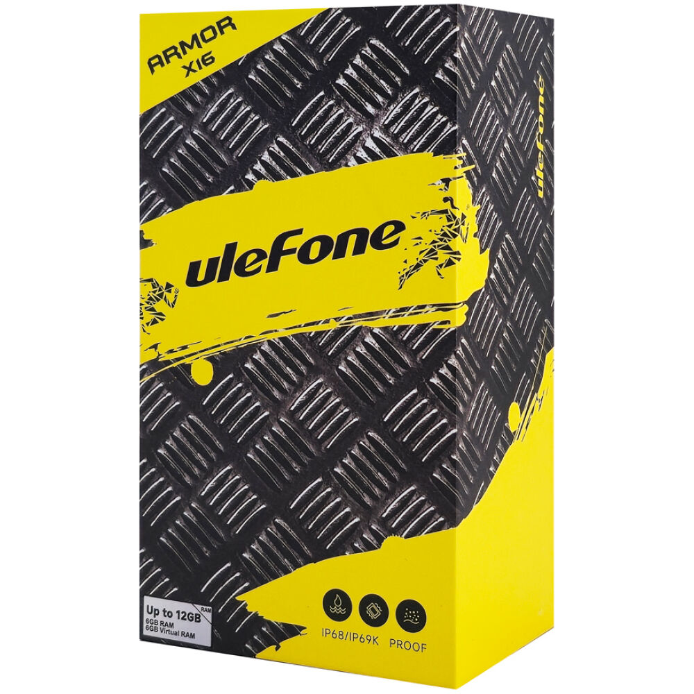 ULEFONE smartphone Armor X16, 6.56", 6/128GB, 10360mAh, IP68/IP69K/MIL-STD-810H, μαύρο - Image 8