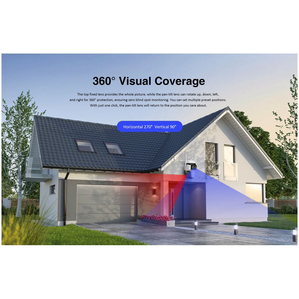 VSTARCAM smart ηλιακή κάμερα BG621TR, triple lens, 3MP, 4G, SD, PTZ, IP66 - Image 7