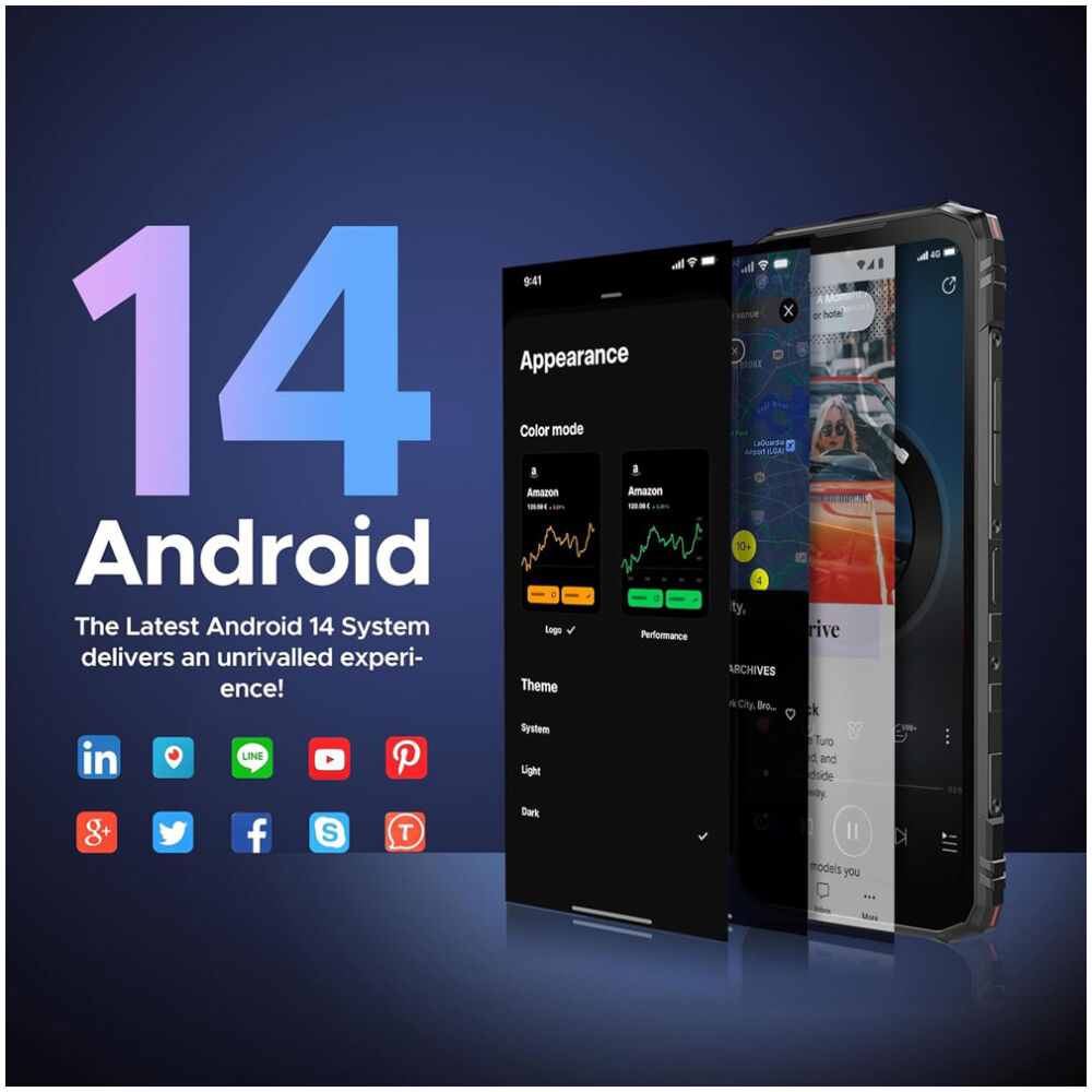 DOOGEE smartphone Blade 10, 6.56", 4/128GB, 5150mAh, IP68/IP69K, καμουφλάζ - Image 5