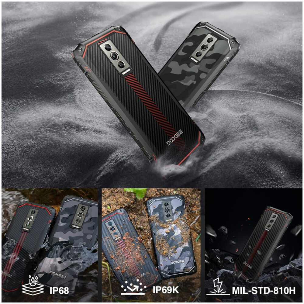 DOOGEE smartphone Blade 10, 6.56", 4/128GB, 5150mAh, IP68/IP69K, καμουφλάζ - Image 6