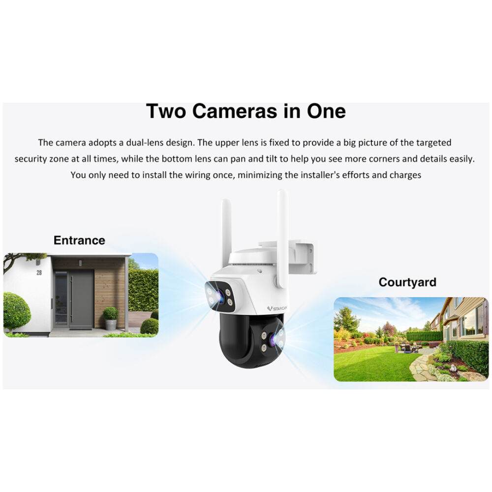 VSTARCAM smart κάμερα C622DR, dual lens, 2MP, WiFi, SD, PTZ, IP66 - Image 8