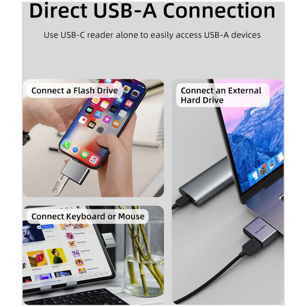 CABLETIME card reader CT-ACCD3-AG για SD & micro SD, USB 3.0, 5Gbps, γκρι - Image 6