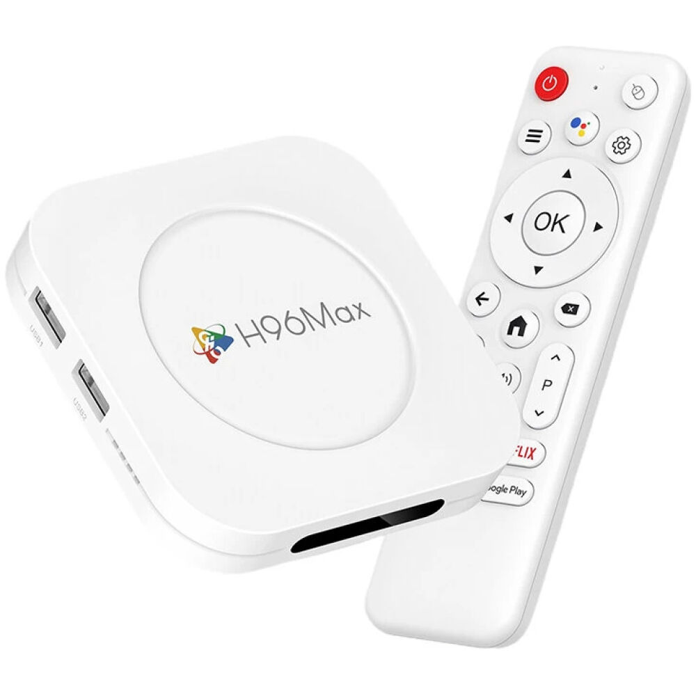 H96 MAX TV Box M1 Plus, 8K, 2/16GB, WiFi 6, Bluetooth, Android 14