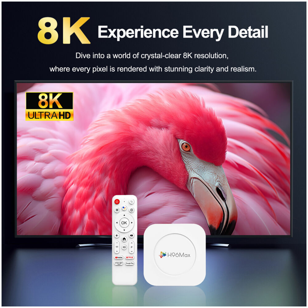 H96 MAX TV Box M1 Plus, 8K, 2/16GB, WiFi 6, Bluetooth, Android 14 - Image 4