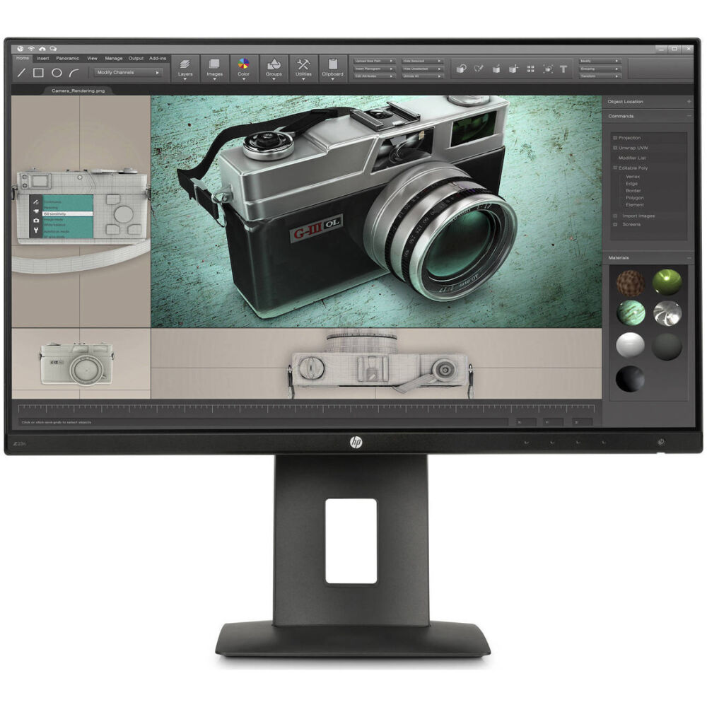 HP used οθόνη Z23N IPS LED, 23" Full HD, VGA/HDMI/DisplayPort, Grade A