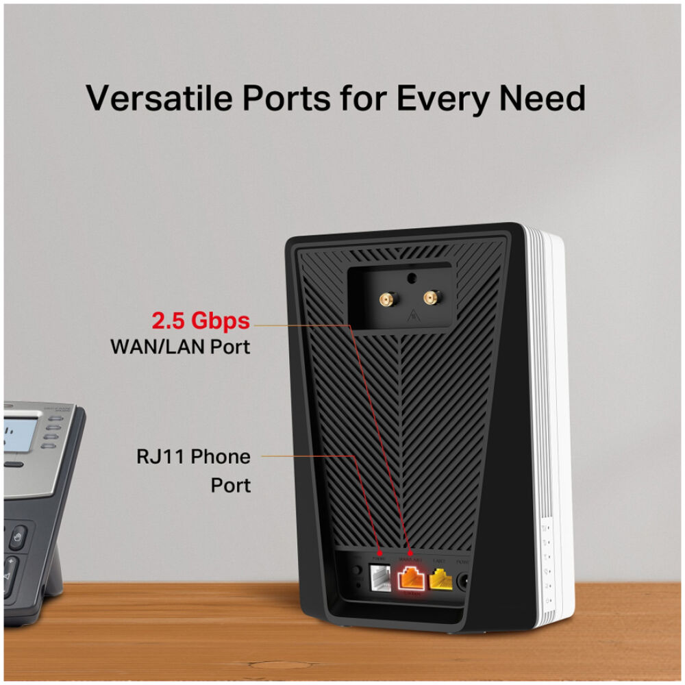 MERCUSYS Router MB520-5G με θύρα τηλεφώνου, 5G, AX3000 Dual Band WiFi 6, 3000Mbps, V.1.0 - Image 8