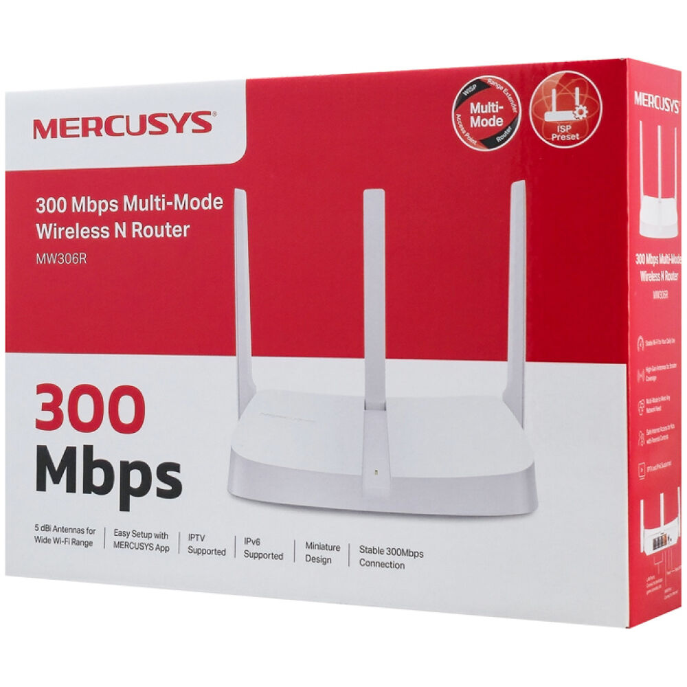 MERCUSYS router MW306R, 300Mbps, 3x 10/100Mbps LAN, Ver 1.20 - Image 5