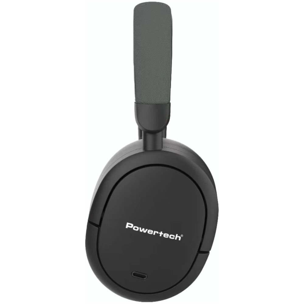 POWERTECH headphones PT-1462, ενσύρματα & ασύρματα, ANC & ENC, 40mm, 300mAh, μαύρα - Image 3