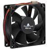 POWERTECH ανεμιστήρας PT-155, 80 x 80 x 25mm, 12V, 3pin & 4 βίδες