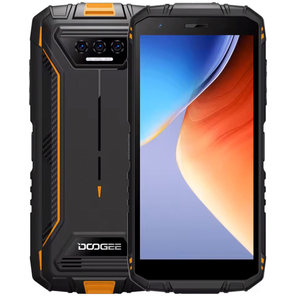 DOOGEE smartphone S41T, 5.5", 4/64GB, 6300mAh, IP68/IP69K, πορτοκαλί