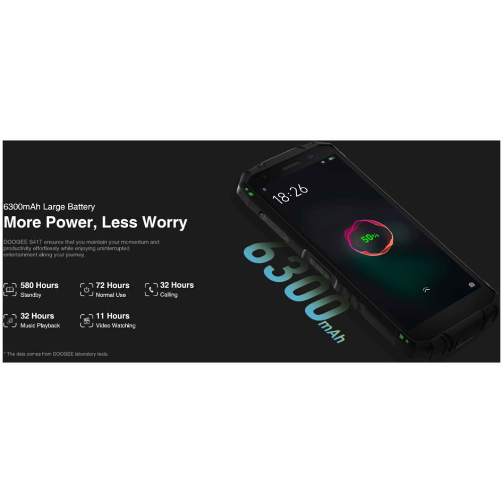DOOGEE smartphone S41T, 5.5", 4/64GB, 6300mAh, IP68/IP69K, πορτοκαλί - Image 13