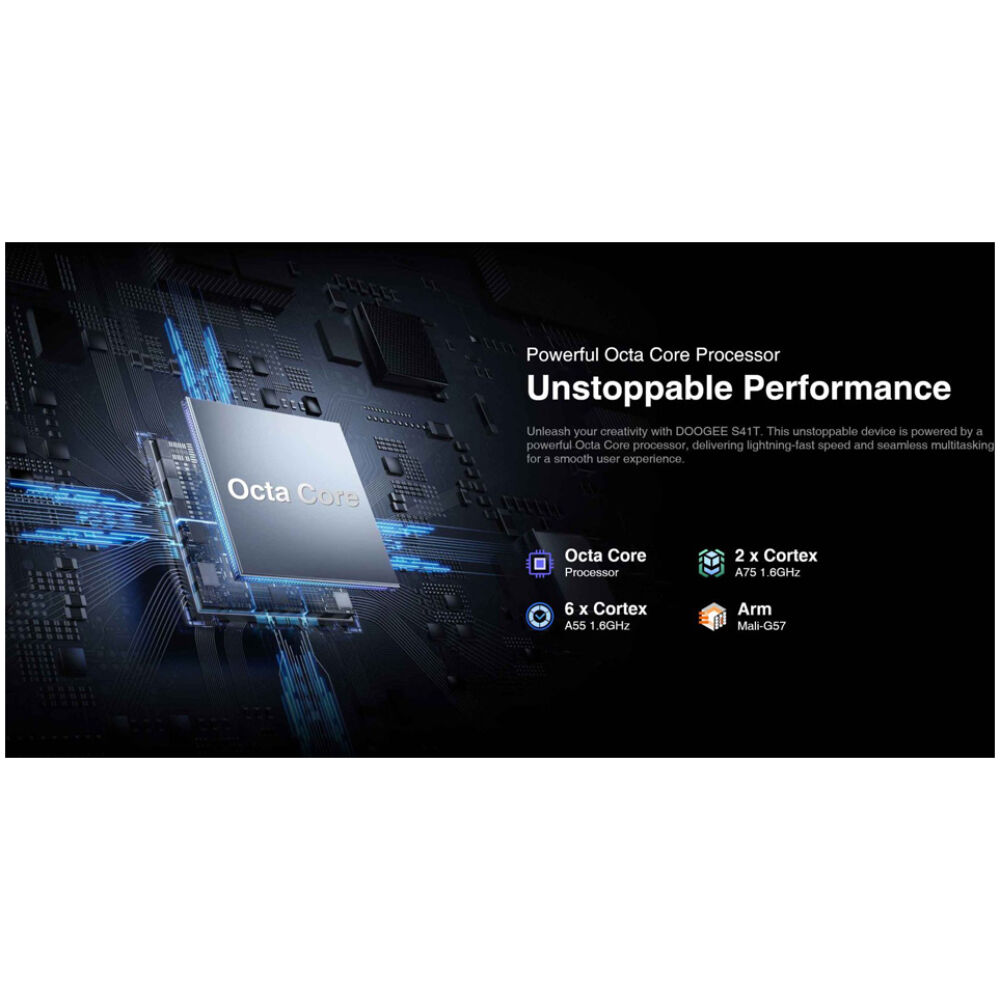 DOOGEE smartphone S41T, 5.5", 4/64GB, 6300mAh, IP68/IP69K, πορτοκαλί - Image 14