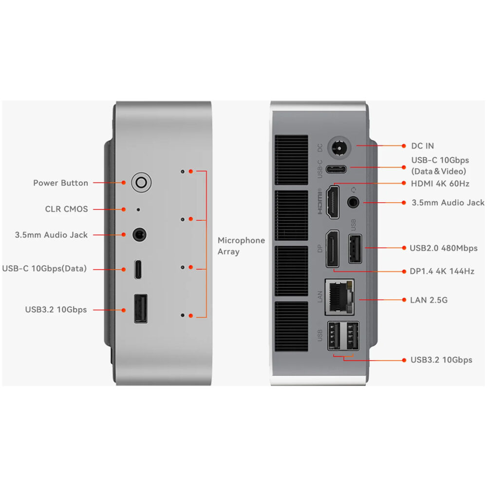 BEELINK mini PC SEi13 Pro, Intel i9-13900HK, 32GB, 1TB M.2, Windows 11 Pro - Image 6
