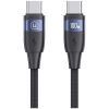 USAMS καλώδιο USB-C σε USB-C US-SJ633, 100W PD, 2m, μαύρο