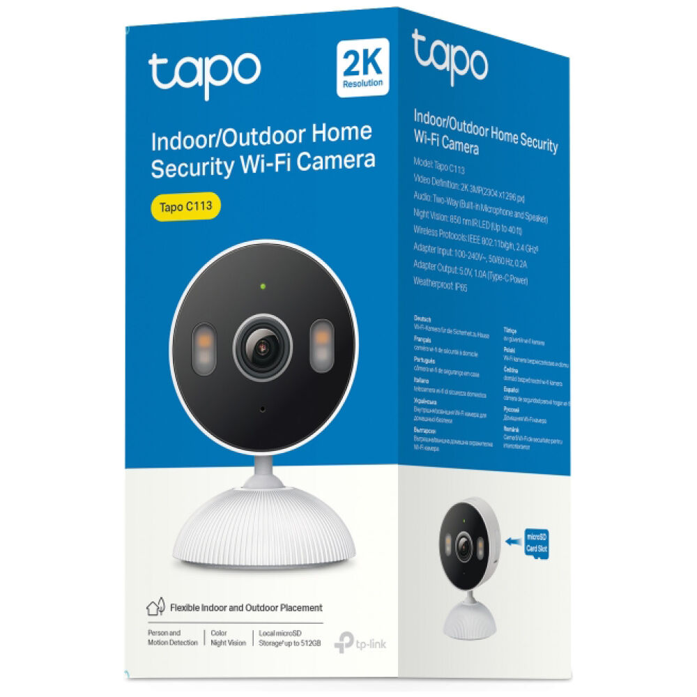 TP-LINK smart camera Tapo-C113, 2K, IP65, two-way audio, Ver. 1.0 - Image 9