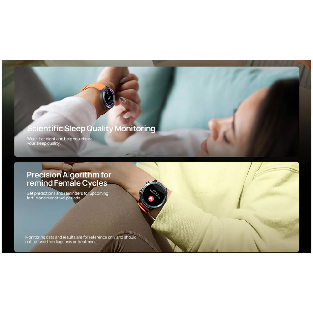 MIBRO smartwatch A3, heart rate, 1.39" IPS, GPS, 2 ATM, γκρι - Image 7