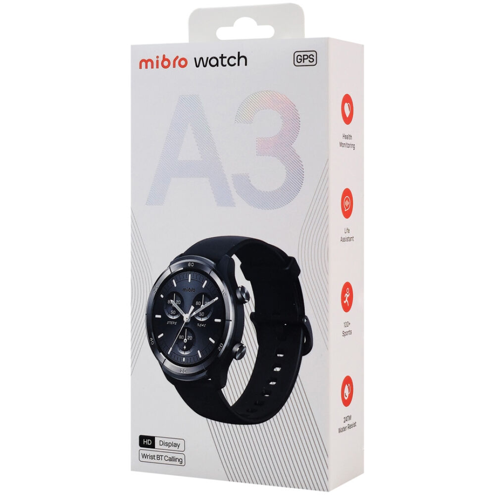MIBRO smartwatch A3, heart rate, 1.39" IPS, GPS, 2 ATM, γκρι - Image 10