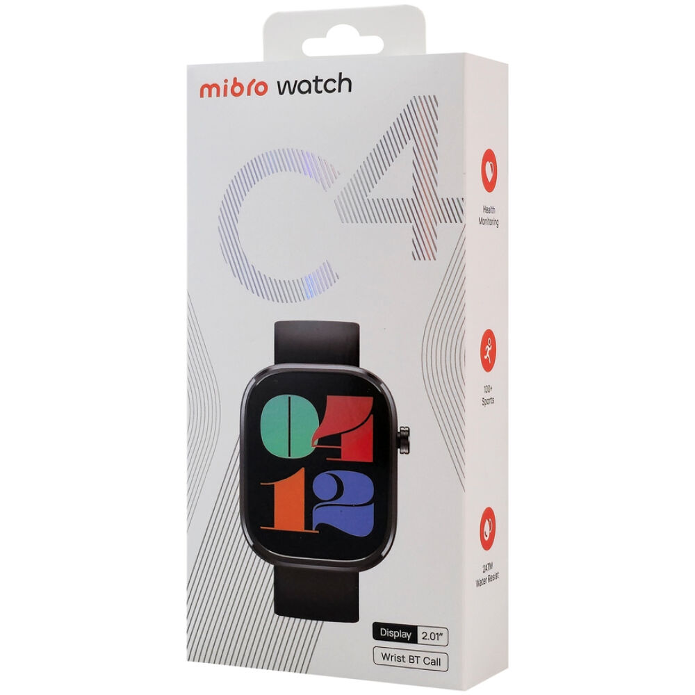 MIBRO smartwatch C4, heart rate, 2.01" TFT, 2 ATM, γκρι - Image 3