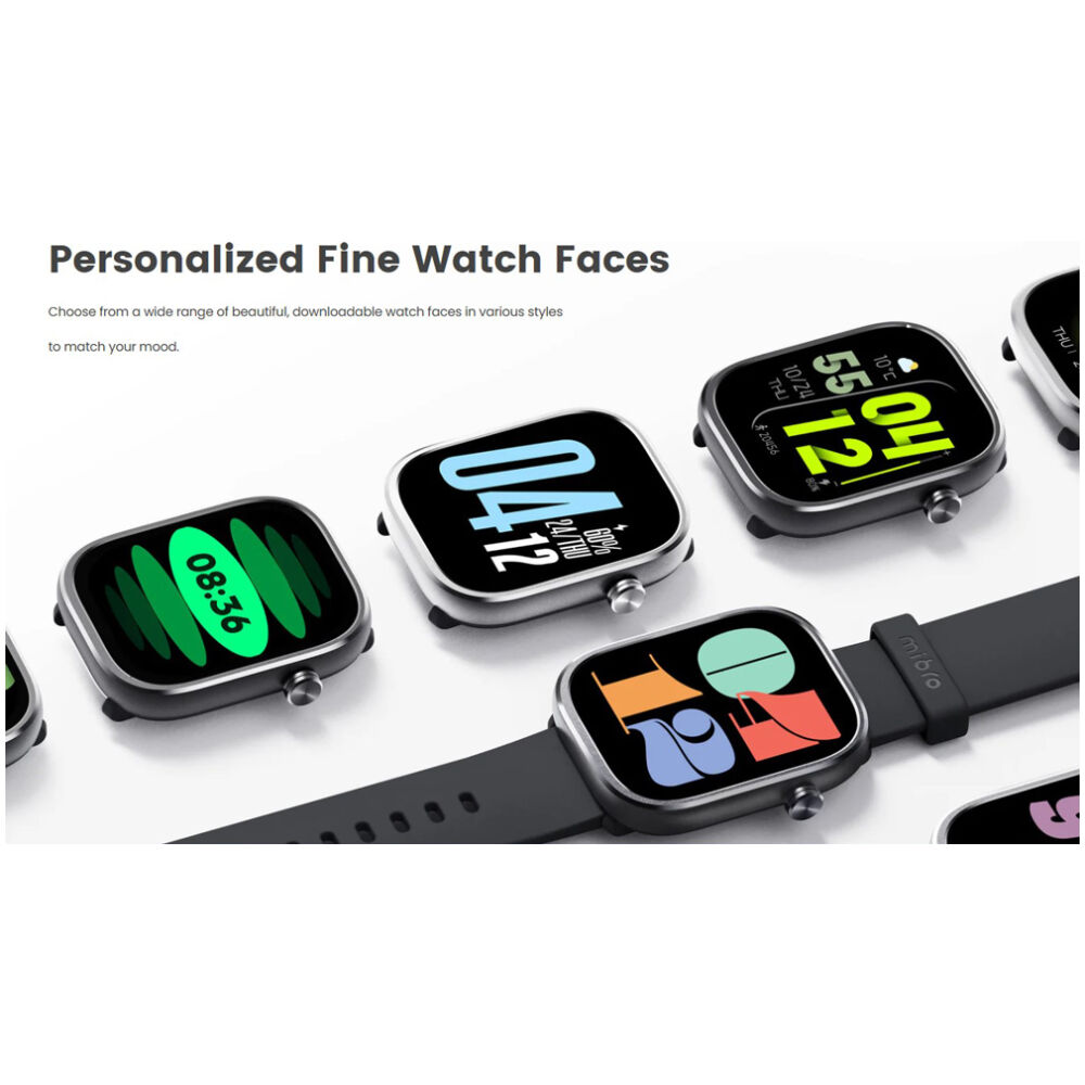 MIBRO smartwatch C4, heart rate, 2.01" TFT, 2 ATM, γκρι - Image 5