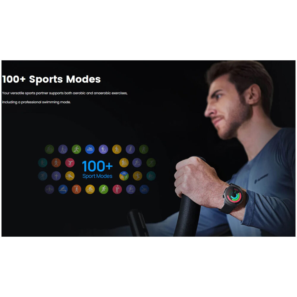 MIBRO smartwatch Lite 3 με 2x λουράκια, heart rate, 1.3" AMOLED, 2 ATM, γκρι/καφέ - Image 8