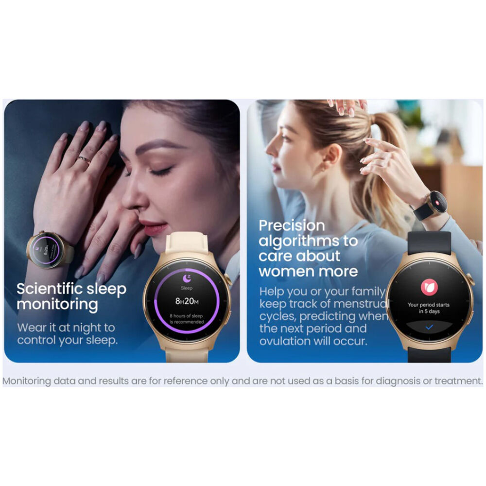 MIBRO smartwatch Lite 3 με 2x λουράκια, heart rate, 1.3" AMOLED, 2 ATM, γκρι/καφέ - Image 9