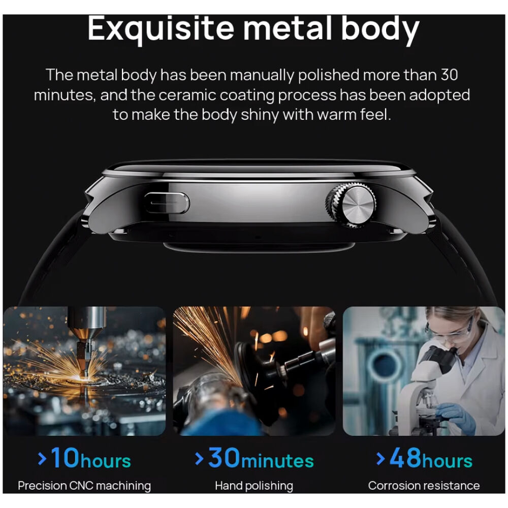 MIBRO smartwatch Lite 3 Pro με 2x λουράκια, heart rate, 1.32" AMOLED, GPS, 5 ATM, γκρι/καφέ - Image 5