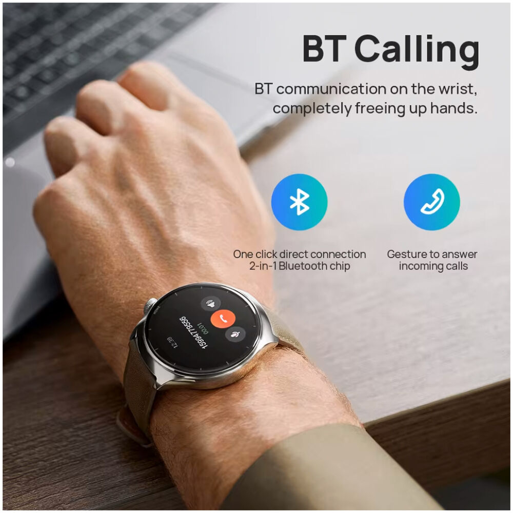 MIBRO smartwatch Lite 3 Pro με 2x λουράκια, heart rate, 1.32" AMOLED, GPS, 5 ATM, γκρι/καφέ - Image 7