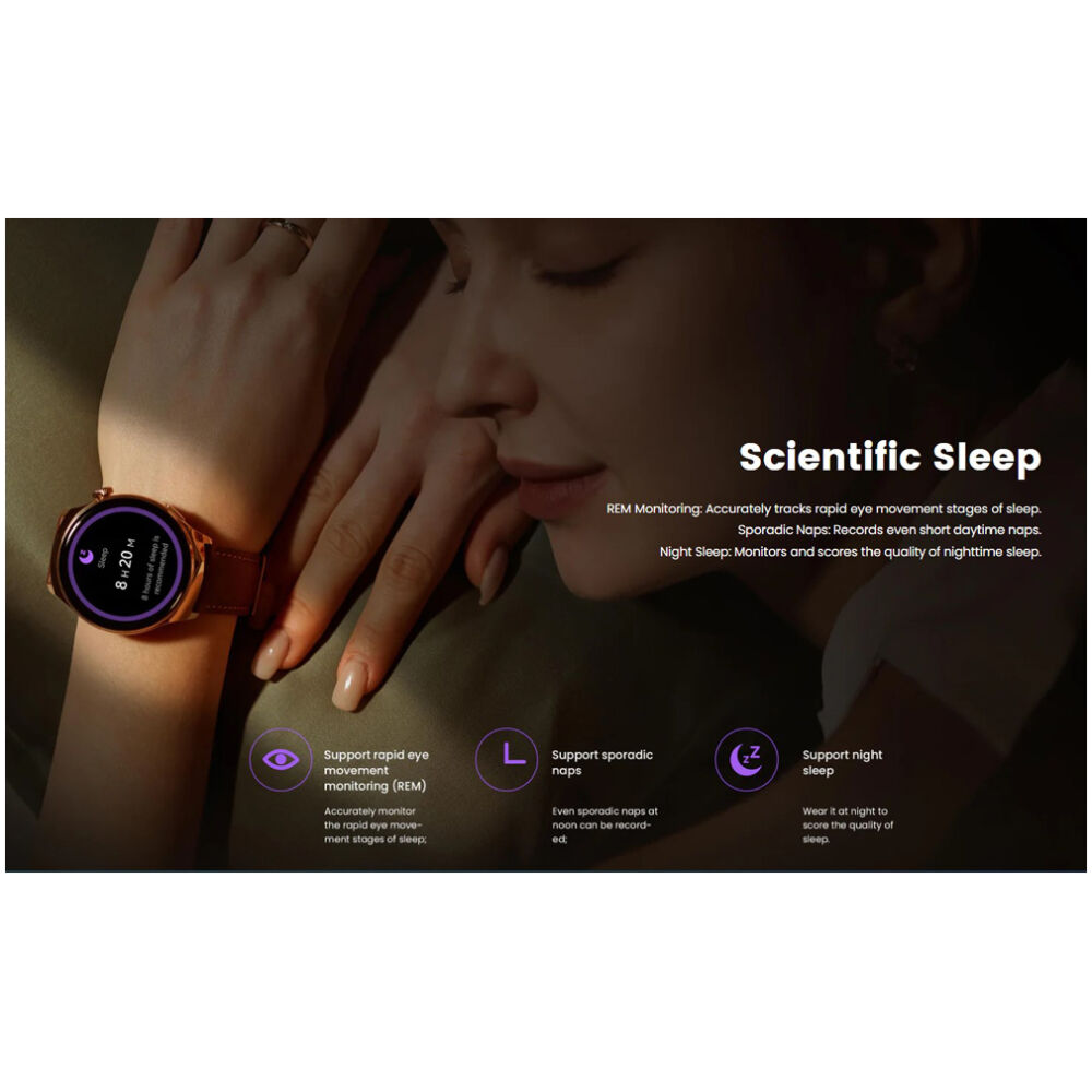 MIBRO smartwatch Lite 3 Pro με 2x λουράκια, heart rate, 1.32" AMOLED, GPS, 5 ATM, γκρι/καφέ - Image 10