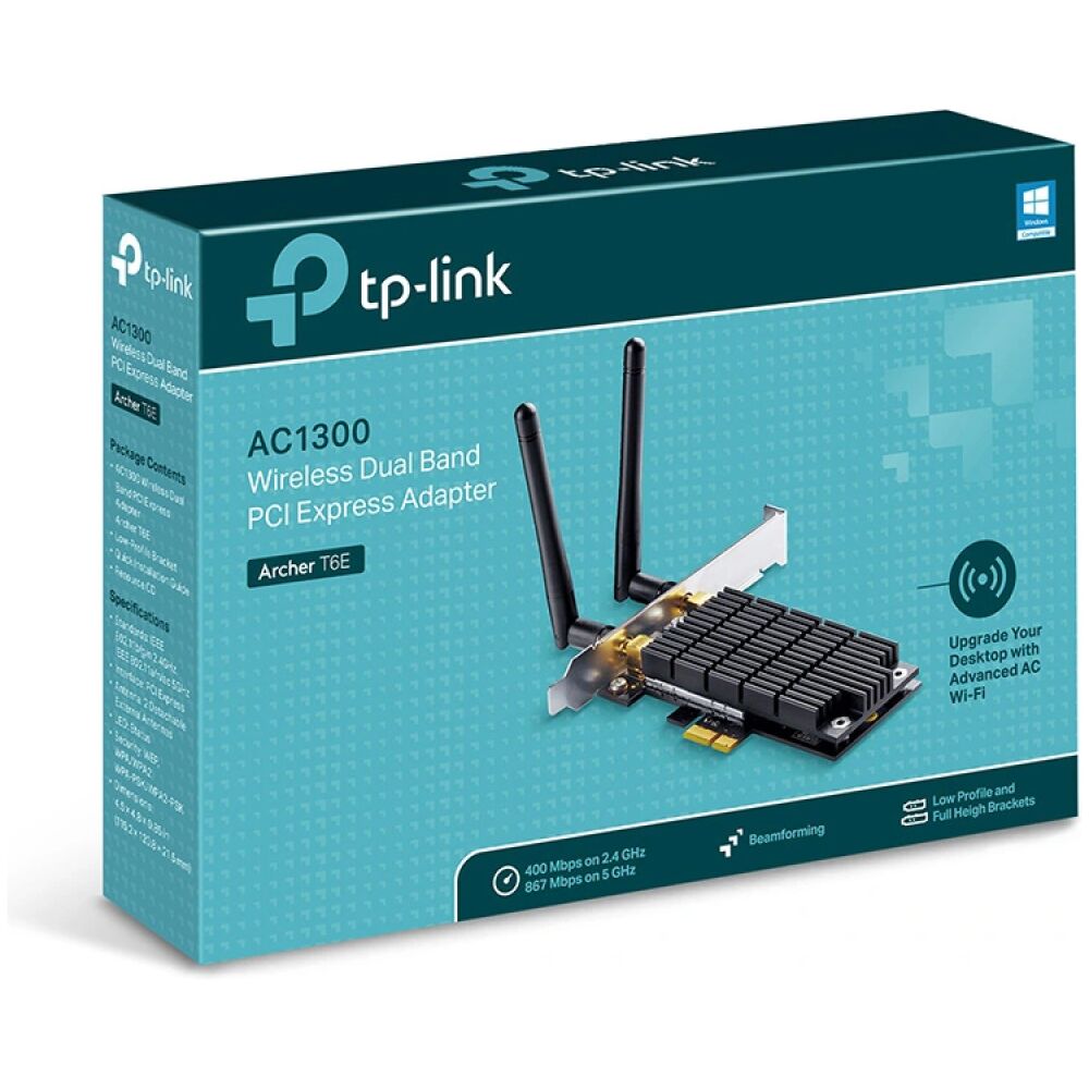 TP-LINK Wireless PCIe Adapter Archer T6E, AC1300, dual band, Ver. 2.0 - Image 2
