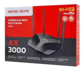 MERCUSYS router MR80X, Wi-Fi 6, 3Gbps AX3000, Dual Band, Ver. 3.0 - Image 5