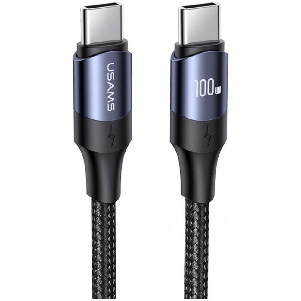 USAMS καλώδιο USB-C US-SJ526, 100W/5A, PD, 3m, μαύρο