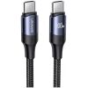 USAMS καλώδιο USB-C US-SJ526, 100W/5A, PD, 3m, μαύρο